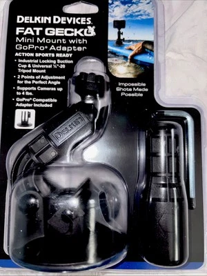 Cámaras digitales estándar GoPro Mount Delkin Fat Gecko mini succión Foto 1 de 2
