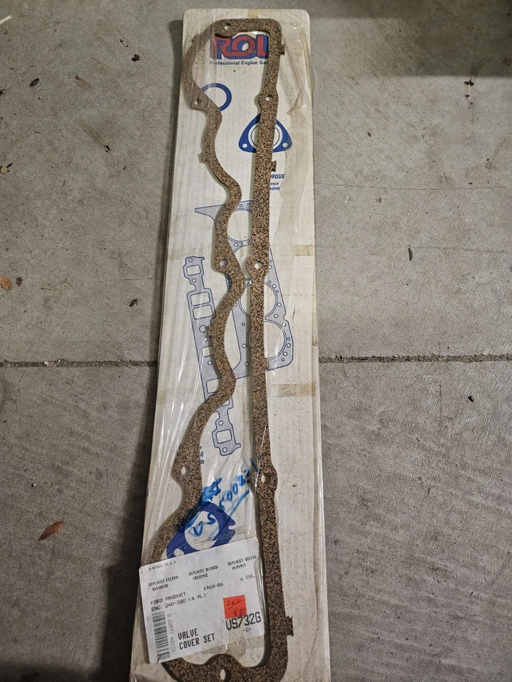 NORS ROL VS 732G Valve Cover Gasket For 68-86 Ford 6 Cyl - Image 1 of 2
