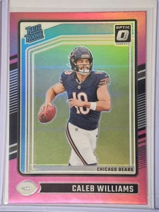 2024 Donruss Optic NFL Caleb Williams RC Rated Rookie Holo Pink Prizm (Bears) - Picture 1 of 2
