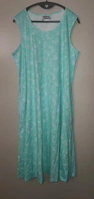 NUEVO VESTIDO DE CASA ANTHONY RICHARDS SIN MANGAS CAMISÓN BOLSILLOS TALLA XL Foto 1 de 4