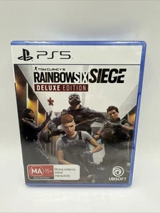 TOM CLANCY'S RAINBOW SIX SIEGE DELUXE EDITION PS5 BRAND NEW SEALED Disc moving - Picture 1 of 4