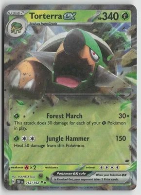 Torterra ex - Double Rare SV05: Temporal Forces 012/162 NM - Image 1 of 2