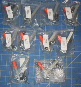 Lot of 10 New KNU-VISE VERTICAL HANDLE TOGGLE CLAMPS V-100-2S, - Picture 1 of 8