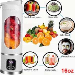 Portable Blender Cup Electric USB Mini Juicer Blender for Shakes and Smoothies - Picture 1 of 20