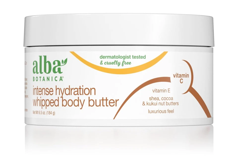Alba Botanica Intense Hydration Whipped Body Butter, with Shea, Cocoa, and Kukui - Image 1 of 4