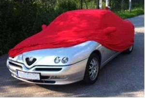 Vollgarage Car-Cover Rot mit Spiegeltaschen für Alfa Romeo Spider 1994-2005 - Picture 1 of 5