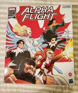 Juego exclusivo de figuras de acción en caja de Marvel Legends Alpha Flight Amazon - Imagen 1 de 4