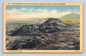 Big Crater Rim View Craters of the Moon Idaho Postcard Unposted - Picture 1 of 2