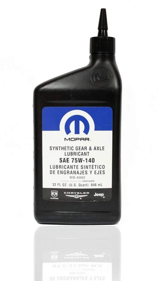 LUBRICANTE SINTÉTICO PARA ENGRANAJES Y EJES OE MOPAR 75W140 LSD PARA JEEP DODGE - Imagen 1 de 1