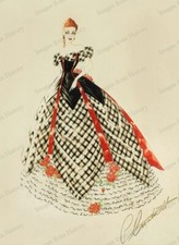 8x10 Print Ona Munson Walter Plunkett Costume Gone with the Wind 1939 #WPOM