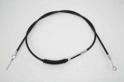 76.69" Black Vinyl Clutch Cable for Harley Davidson by V-Twin - Image 1 of 2