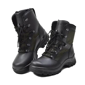 Genuine German Military combat boots leather textile tactical field footwear NEW - Picture 1 of 11