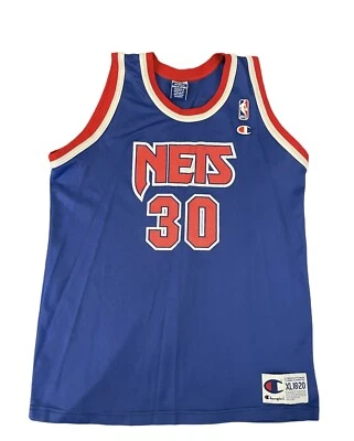100% Authentic Champion Kerry Kittles jersey New Jersey Nets Youth XL - Image 1 of 4