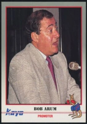1991 Kayo Boxing Bob Arum #168 - Image 1 of 2