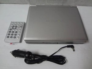 Accurian APD-3955 7" Monitor & Portable DVD Player w/ Remote & Car Pwr Adpter -8 - Picture 1 of 9