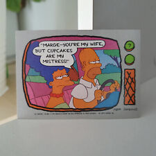 Homer's Homeroom 1990 Topps The Simpsons Trading Card #7