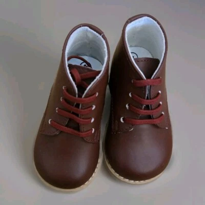 Josmo Bebé Unisex Zapatos para Caminar Primer Caminante, Borgoña Talla 4c Usados en Excelente Condición Foto 1 de 4