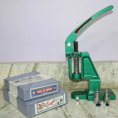 Fabric Cover Button Hand Press Machine With Two Dies  - Image 1 of 4