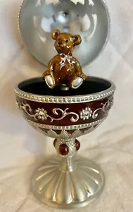 JANE SEYMOUR St. Catherine’s Court Musical Egg. Brand New in Box Teddy Bear - Picture 1 of 8
