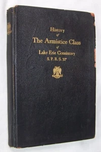 Libro de rito escocés de grado 32 masónico 1921 Lake Erie Consistory S. P. R. S. - Imagen 1 de 8