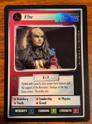 2000 Decipher Star Trek Reflections B'Etor Used Free Shipping - Image 1 of 2