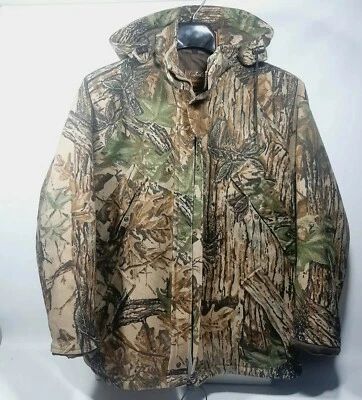 Vintage Cabelas Whitetail Hooded Gortex Thinsulate Jacket Mens L  USA realtree - Image 1 of 4