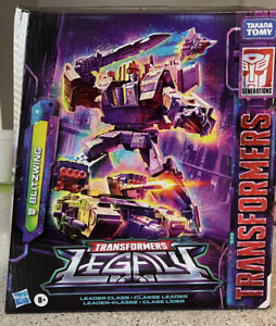 Transformers Generations Legacy Leader Blitzwing Triple Changer In Hand
