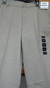 Architect flat front pants beige husky boy size 20 - Picture 1 of 3