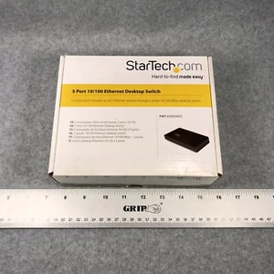 StarTech 5-Port 10/100Mbps Ethernet Desktop RJ45 Switch Fast DS51072 Boxed NEW - Picture 1 of 14