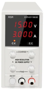 0-18V DC, 0-3A Variable DC Power Supply with LCD Displays, Coarse & Fine Adjust - Picture 1 of 3