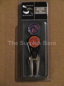 NCAA Boise State CVX Golf Ball Mark Repair Tool and 2 Markers New in Package - Picture 1 of 4