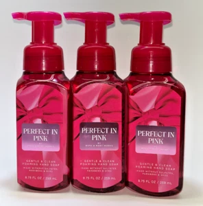 3 Perfect In Pink Gentle Foaming Hand Soap Bath & Body Works 8.75 fl oz - Picture 1 of 1