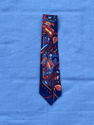 Corbata Clean RUSH LIMBAUGH Sin Límites Floral Para Hombre 100% Seda EE. UU. Multicolor Foto 1 de 4