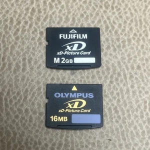 2 Fujifilm XD Picture Cards M 2GB And 16MB - Picture 1 of 6