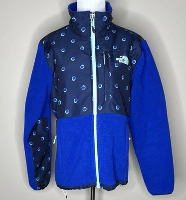 The North Face Denali Polartec Chaqueta polar azul punto azul cremallera completa. Foto 1 de 4