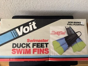 Vintage Voit Entenfüße Bodyboard Schwimmflossen extra groß 9-11 - Bild 1 von 7