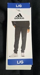 Adidas Damen Fleece Hose / Schwarz / Größe L / Neu Mit Etikett - Bild 1 von 4