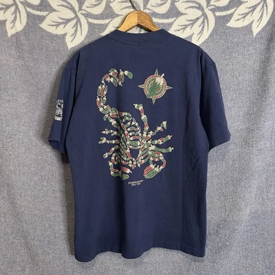 Camiseta De Colección Años 90 Scorpion Bay Out There Mas Fina Algodón Hecha en EE. UU. L Foto 1 de 4