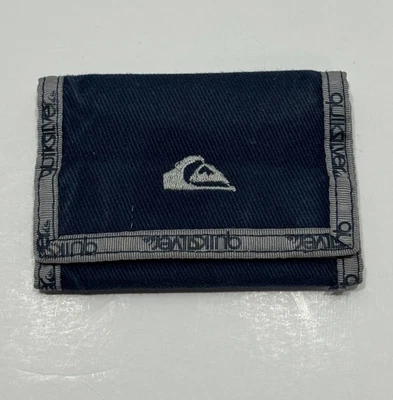 Vintage Y2K Quicksilver Blue Trifold Wallet 4.25”L X 3”W - Image 1 of 4