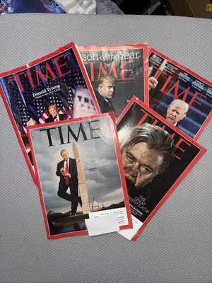 DONALD TRUMP TIME MAGAZINES including Person Of The Year December 2016 and More - Image 1 of 4