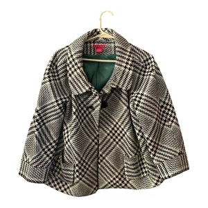 Abrigo corto de tweed Sunny Leigh para mujer talla grande - Imagen 1 de 6