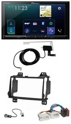 Pioneer 2DIN DAB USB MP3 Bluetooth Autoradio für Hyundai H1 (08-15) - Bild 1 von 4