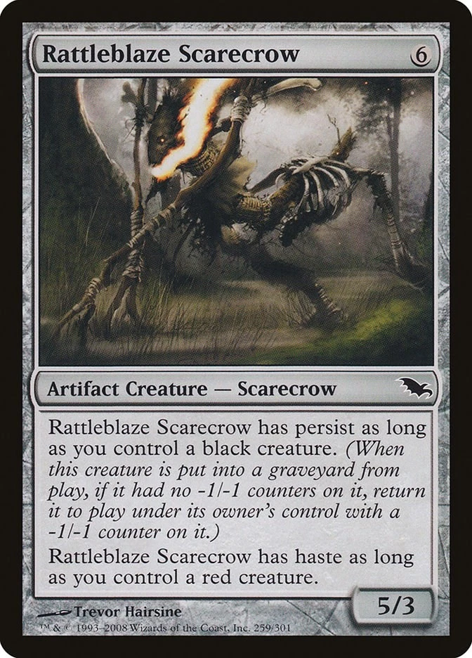 Rattleblaze Scarecrow 259 LP Normal Shadowmoor MTG EN - Image 1 of 1