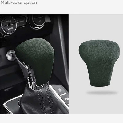 Cubierta de cambio de marchas de gamuza resistente resistente resistente de larga duración para Volkswagen Tiguan L EE. UU. Foto 1 de 4