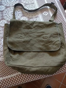 MUSETTE ZAINETTO MILITARE TASCAPANE ANTICO ANNI 40/50 - Foto 1 di 4