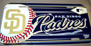 San Diego Padres major league baseball team MLB Flexible Plastic License Plate - Picture 1 of 1