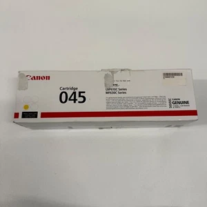 Genuine Canon Toner, Cartridge 045 Yellow (1239C001) New & Sealed - Picture 1 of 12