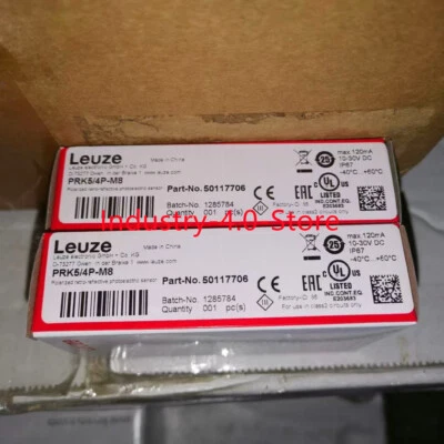 New LEUZE PRK5/4P-M8 50117706 Sensor - Image 1 of 4