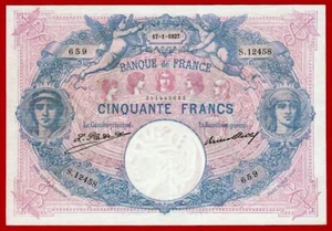 FRANCIA, 50 Francs, 1927, EBC+, Escaso - Imagen 1 de 2