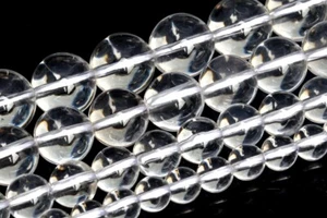 Natural Crystal Clear Quartz Grade AAA Round Loose Beads 4/6/7/8/9-10/11-12MM - Picture 1 of 3